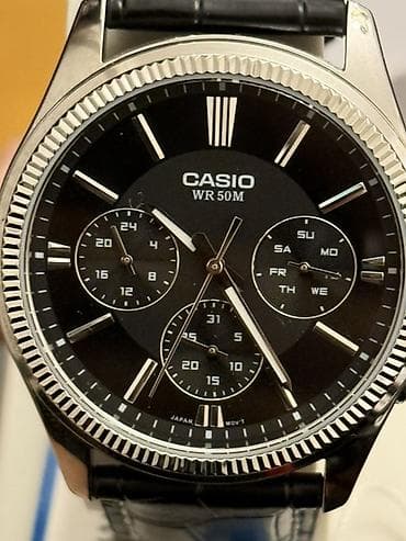 Smart qolbaqlar: Qol saatı, Casio, rəng - Qara — 4