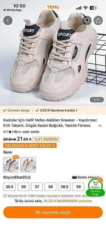 ayaqqab: Temudan alinib kicik oldugu ucun satilir hec geyinilmeyib tezedi 38-39 — 2