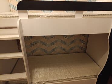 детские деревянные кровати: Для девочки и мальчика, Кровать, С матрасом, С выдвижными ящиками, МДФ — 2