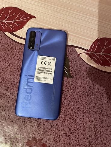 hp notebook qiymetleri: Redmi 9T, 64 GB, rəng - Mavi, Barmaq izi — 7