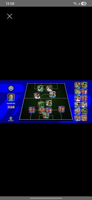 çapayev: EFootball hesabı – güclü komanda və zəngin heyət - Oyun: eFootball - — 1