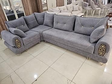 ofis divan: Künc divan dəsti – müasir dizayn və yüksək komfort - L formalı künc — 4