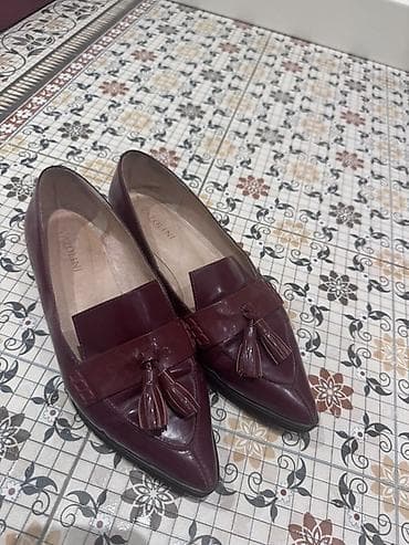 makasin ayaqqabi: Bordo rəngli qadın mokasinləri Brend: Carlo pozolini Ela — 3