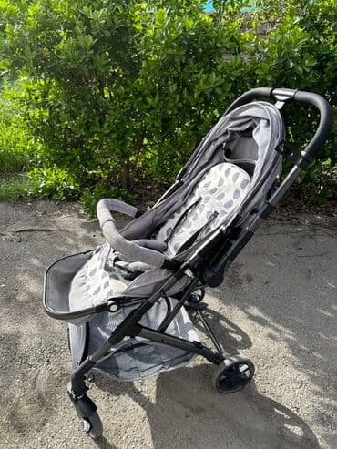 uwaq ucun mawin: Uşaq Arabası – yüngül və kompakt - Rəng: boz tonlarda, yarpaq naxışlı — 1