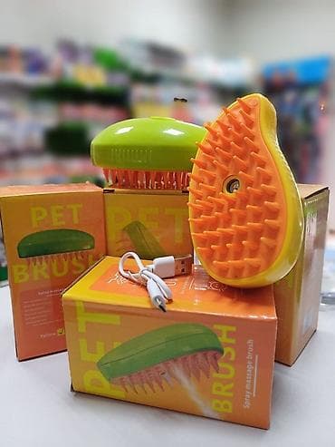 pitbull itlər: Ev heyvanları üçün spreyli masaj darağı - Funksiya: eyni anda tükləri — 1