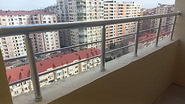 naves sekilleri: Balkon məhəccəri, Paslanmaz polad — 1