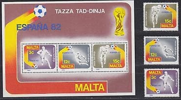 Malta * 1982 il * FUTBOL ÜZRƏ DÜNYA ÇEMPİONATI * İSPANİYA * SERİYA *