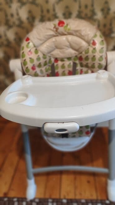 uşaq stollari: Uşaq yemək stulu - Brend: Graco - Rəng və dizayn: krem fon üzərində — 2
