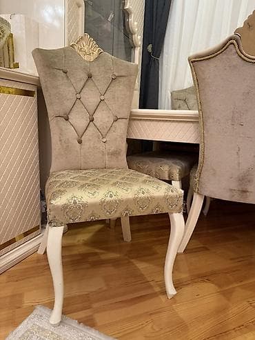 eyvan masa: Klassik üslubda yemək otağı dəsti - Dəst: düzbucaqlı yemək masası 8 — 3