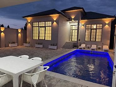 ucuz evlər satış: Müasir həyət evi – geniş həyət və açıq hovuzla .Paket kupca - Həyət — 9