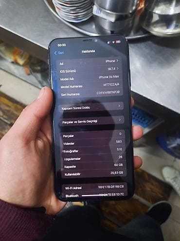 a12 ikinci el: IPhone Xs Max, 64 GB, Qara — 4