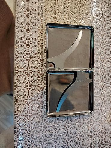 qəlyan misir: Rəng dəyişən metal siqaret qutusu (Champ) - Kompakt, iki tərəfli — 2