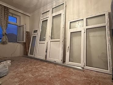 plastik qapu: Xurşovkadan çıxıb yeni kimidir 2 balkon qapısı 2 pencere evdə yer — 1