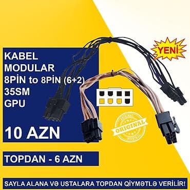 Elektron kitablar: Kabellər "8PİN MALE to 8PİN MALE Original” SAYLA ALANA VƏ USTALARA — 3