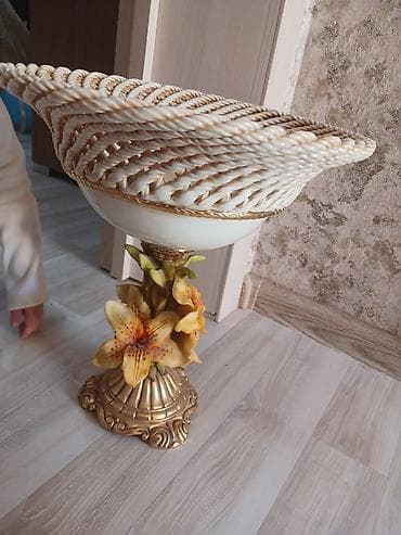 otlar sekilleri 2020: Farfor.meyvə qabı.39 cm.diametri 33sm farfor hörüklü — 2