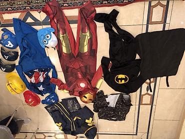 Uşaq karnaval/günlük oyun üçün super qəhrəman temalı kostyum və