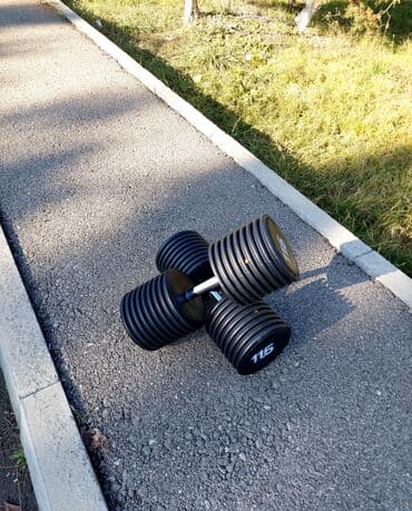 спортивный тренажер proven swat quality blackstep: Железные Гантели, Вес: 5 кг — 10