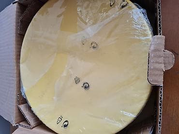 Boşqablar, 6 ədədli dəst, rəng - Sarı