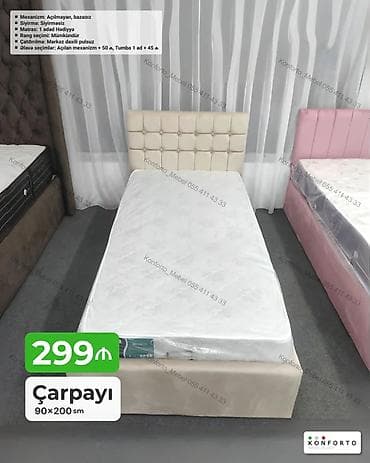Çarpayı – 90×200 sm - Mexanizm: açılmayan, bazasız - Sıyırma lalafo.az -da Çarpayı – 90×200 sm - Mexanizm: açılmayan, bazasız - Sıyırma