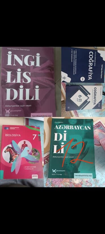Digər məktəb dərslikləri: Salam kitablar satılır və bəziləri barter olunur 2 manatdan başlayaraq