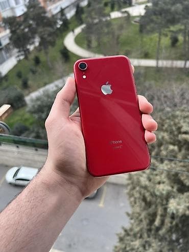 iphone xr barter: IPhone Xr, Qırmızı, Face ID — 2
