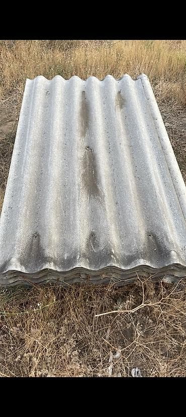 hasar ucun setka: Profil dəmir-beton dalğalı şifer vərəqləri - Material: dalğalı şifer — 1