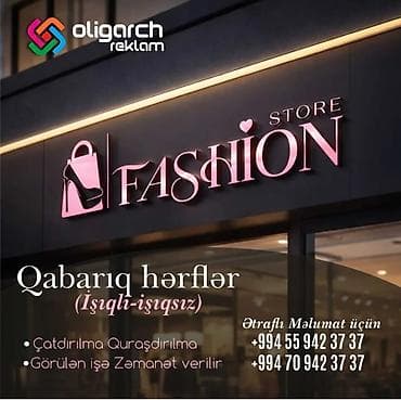 reklam işi: Qabarıq hərflər və neon-dekor reklam çözümləri - İşıqlı və işıqsız — 4