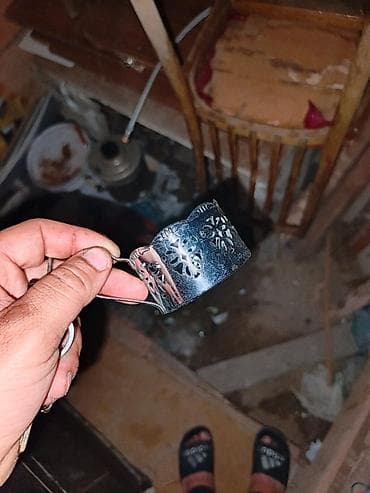 sufre: Məhsul: Metal fincan altlığı/çay stəkanı üçün qulplu otvyortka tipli — 3