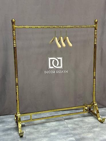 https:promo.bizon.az: Stend / asılqan / vitrin aksessuarı Material:Dəmir Reng:Gold Qiymət  — 1