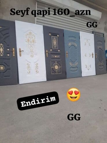 Yeni Giriş qapısı 90x205 sm Zamok və çərçivə ilə, Zəmanətli, Ödənişli quraşdırma, Ödənişli çatdırılma, Ünvandan götürmə, Rayonlara çatdırılma