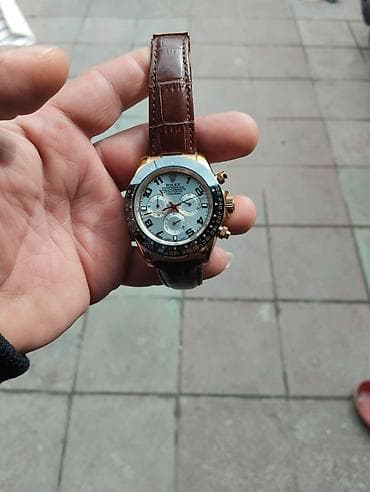 saat remeni: Qol saatı, Rolex, rəng - Qəhvəyi — 1