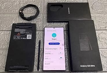 Samsung Galaxy S23 Ultra, 256 GB, Simsiz şarj lalafo.az -da Samsung Galaxy S23 Ultra, 256 GB, Simsiz şarj