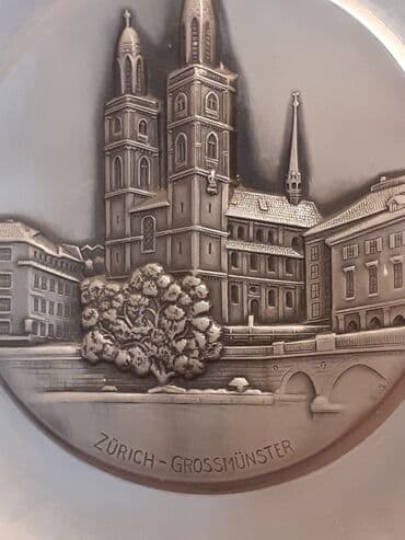 divar ucun dekor: Dekor gumuş kimi tarelka divar ucun Almanyanindi ustunde cox gözel — 2