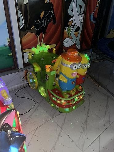 Yelləncək at: Uşaq əyləncə aparatı – sikkə ilə işləyən yelləncək (iki uşaqlıq) - — 1