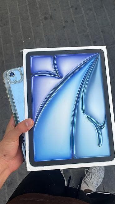 планшет: Apple iPad Air 11-inch (M2) Wi‑Fi – 256 GB, Göy rəng Vəziyyət: İdeal — 8