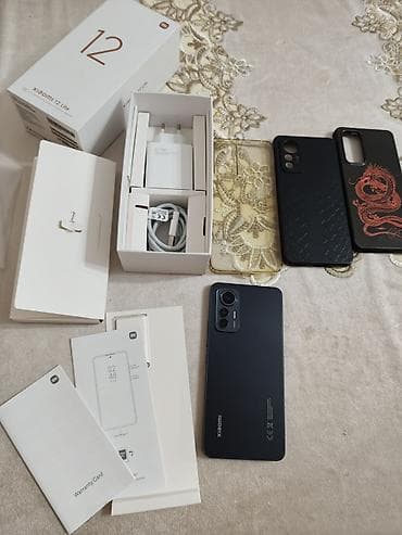 Xiaomi 12 Lite, 128 GB, rəng - Qara, 
 Barmaq izi — 4