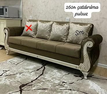 ev eşyalar: Açılıb-yığılan divan modeli. Klassik üslubda hazırlanmış bu divan — 2