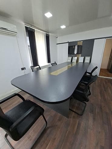 ofis ucun stullar: Açılmayan, Dördbucaq masa, 6 stul — 2