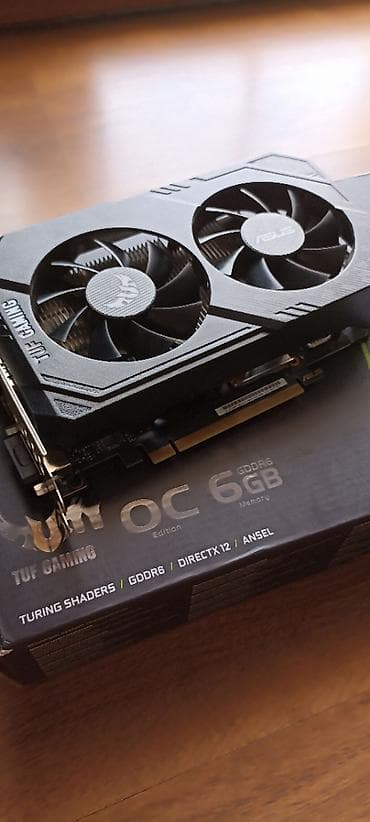 sity net: Videokart Asus GeForce GTX 1660 Ti, 6 GB, İşlənmiş — 4