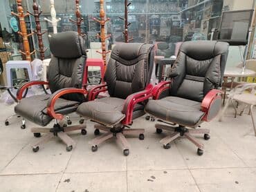 игровое кресло баку: Yeni, Təkərli, Qolları tənzimlənmir, Süni dəri — 2