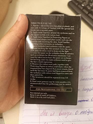 SOFTSUB Eyebrow & Eyelash Dye – qaş və kiprik üçün boya - Rəng — 4
