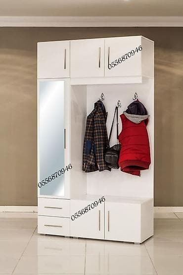 sifonerlər: Yeni, 2 qapılı, Qəhvəyi, Digər material Ayaqqabı dolabı — 6