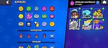 Üst geyimi: Brawl Stars hesabında geniş kostyum kataloqu Tərkib: - Hiperşarj — 1