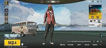 PUBG Mobile hesabı – zəngin kosmetik kolleksiya ilə Xüsusiyyətlər: -
