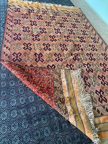 islenmis velosiped satilir: Qedimi sumax böyük ölçü 3.60 uzunluğ 2.50 eni təmiz yun və əl işi — 1