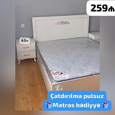 bir neferlik yataq: İkinəfərlik çarpayı, Matras ilə, Rusiya — 1