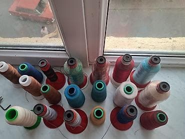 Sənaye tikiş sapları dəsti Salam. Arasinda Jilka da var pocti doludu — 3