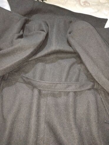 винтажные мужские куртки: Мужское пальто, цвет - Черный — 5