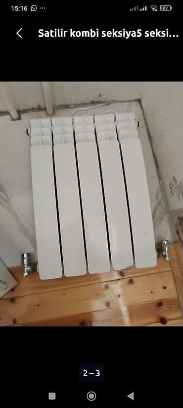 5 seksiya radiyatir satılır 1 eded