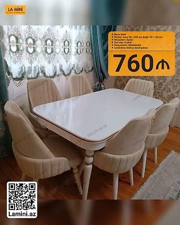 kohnə stul: Masa dəsti – La Mini - Mexanizm: açılan - Ölçülər: açıq 90 × 200 sm — 1